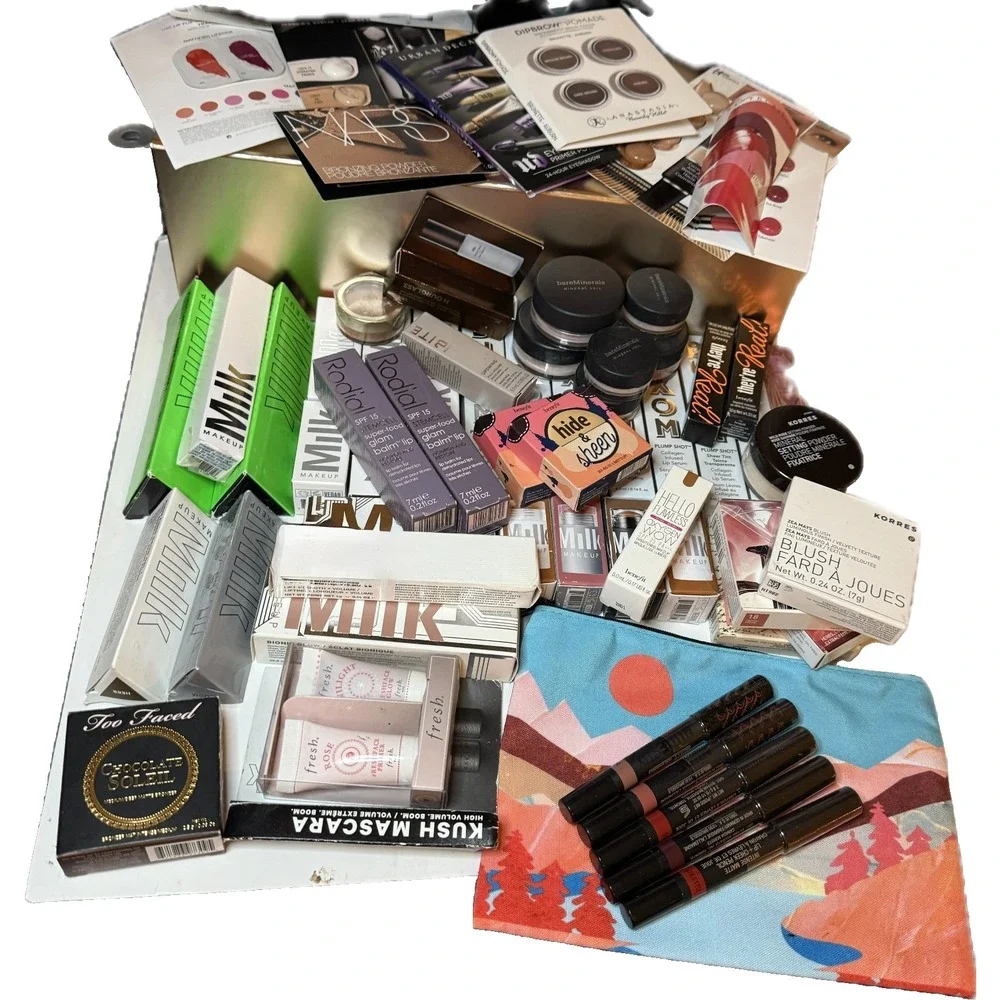 High End Cosmetics Mixed Lot Prestige Beauty Curated Gift Box Bundle MILK Makeup